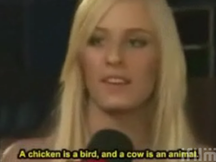 You Mean A Chicken's An Animal?